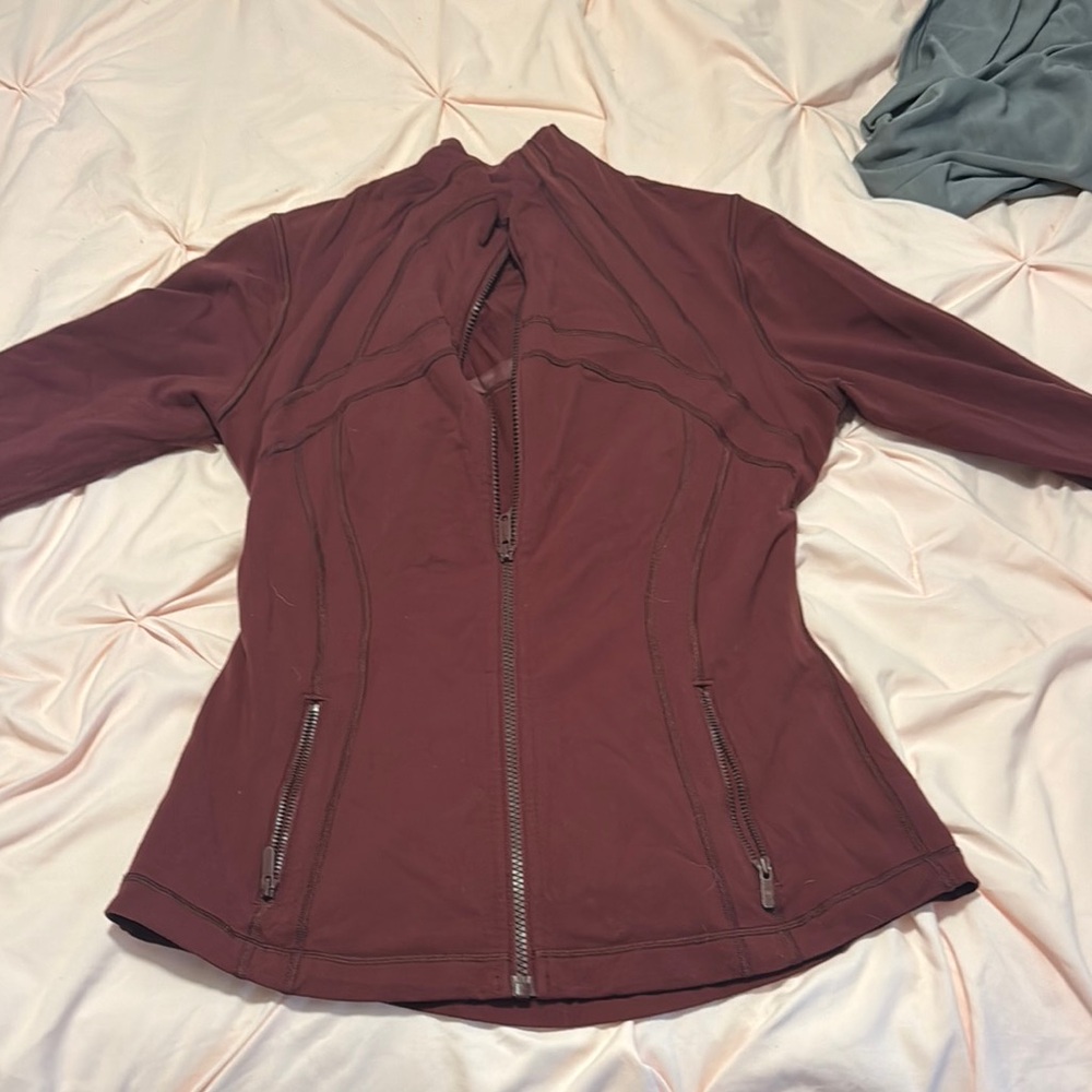 Lululemon Athletica Red Utility Jacket